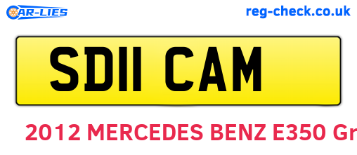 SD11CAM are the vehicle registration plates.