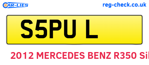 S5PUL are the vehicle registration plates.