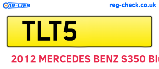 TLT5 are the vehicle registration plates.