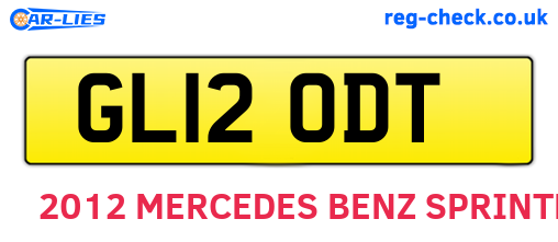 GL12ODT are the vehicle registration plates.