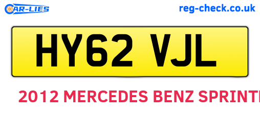 HY62VJL are the vehicle registration plates.
