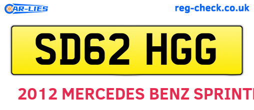 SD62HGG are the vehicle registration plates.