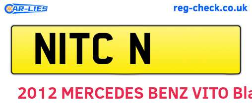 N1TCN are the vehicle registration plates.