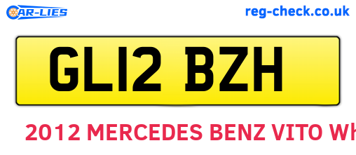 GL12BZH are the vehicle registration plates.