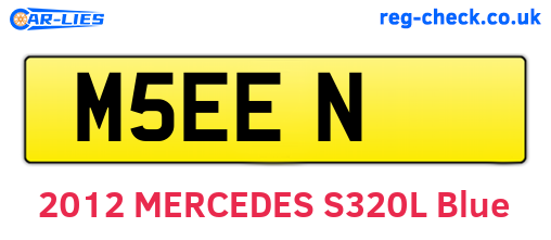 M5EEN are the vehicle registration plates.