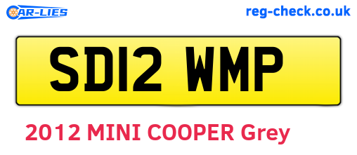 SD12WMP are the vehicle registration plates.