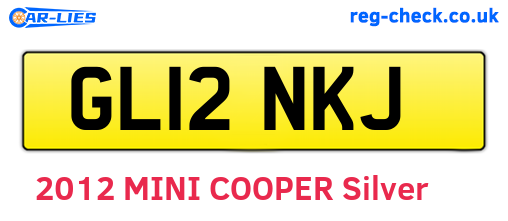 GL12NKJ are the vehicle registration plates.