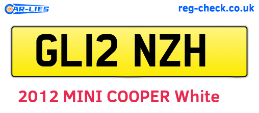 GL12NZH are the vehicle registration plates.