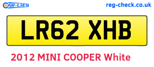 LR62XHB are the vehicle registration plates.