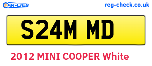 S24MMD are the vehicle registration plates.