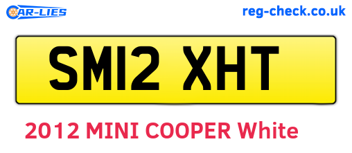 SM12XHT are the vehicle registration plates.