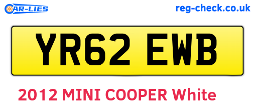 YR62EWB are the vehicle registration plates.