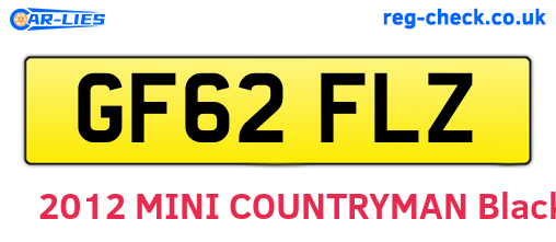 GF62FLZ are the vehicle registration plates.