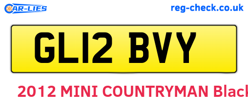 GL12BVY are the vehicle registration plates.
