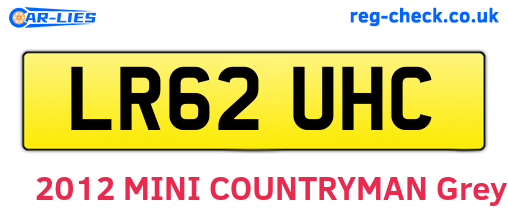 LR62UHC are the vehicle registration plates.