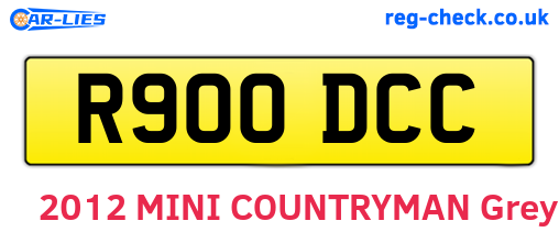 R900DCC are the vehicle registration plates.