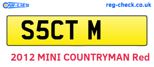 S5CTM are the vehicle registration plates.