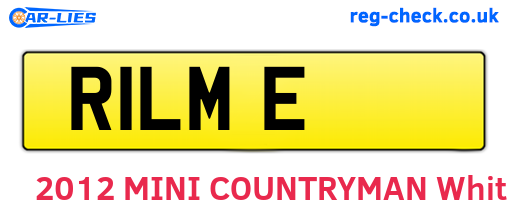 R1LME are the vehicle registration plates.