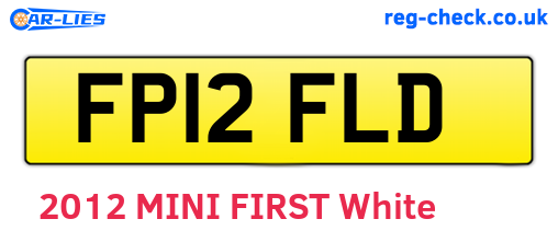 FP12FLD are the vehicle registration plates.