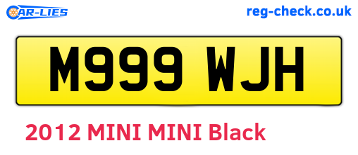 M999WJH are the vehicle registration plates.