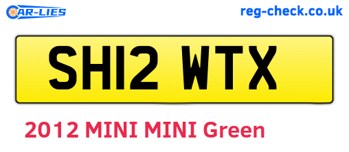 SH12WTX are the vehicle registration plates.