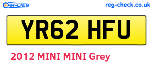 YR62HFU are the vehicle registration plates.