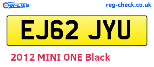 EJ62JYU are the vehicle registration plates.