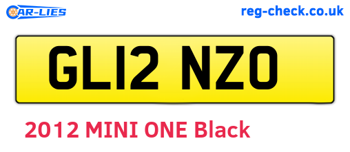 GL12NZO are the vehicle registration plates.