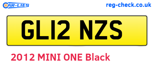 GL12NZS are the vehicle registration plates.