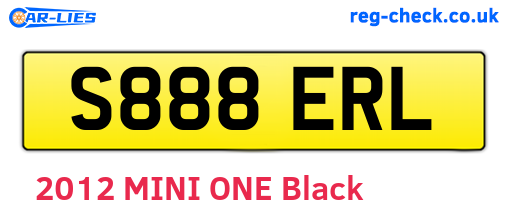 S888ERL are the vehicle registration plates.
