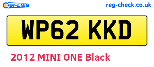 WP62KKD are the vehicle registration plates.