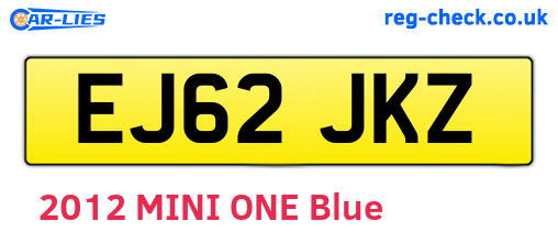 EJ62JKZ are the vehicle registration plates.