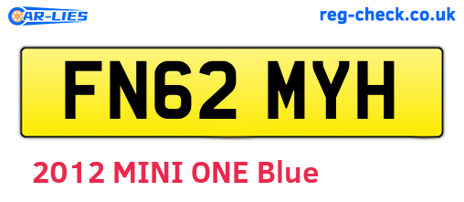 FN62MYH are the vehicle registration plates.
