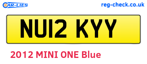 NU12KYY are the vehicle registration plates.