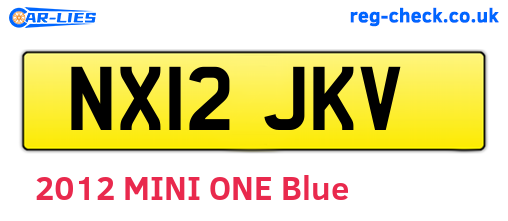 NX12JKV are the vehicle registration plates.