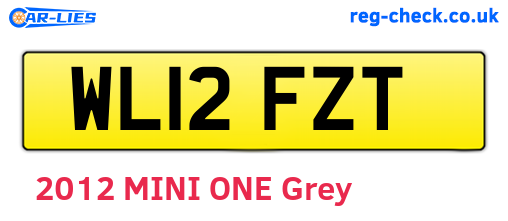 WL12FZT are the vehicle registration plates.