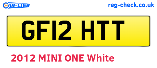 GF12HTT are the vehicle registration plates.