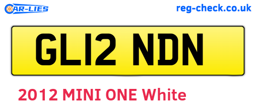 GL12NDN are the vehicle registration plates.