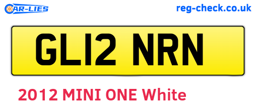 GL12NRN are the vehicle registration plates.