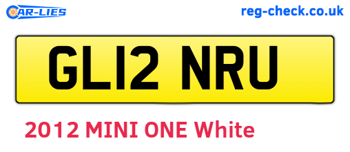 GL12NRU are the vehicle registration plates.