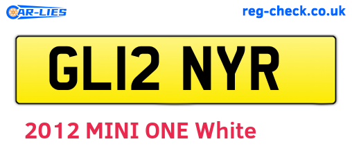 GL12NYR are the vehicle registration plates.