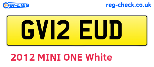 GV12EUD are the vehicle registration plates.