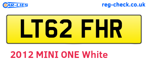 LT62FHR are the vehicle registration plates.