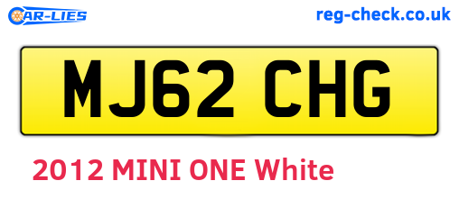 MJ62CHG are the vehicle registration plates.