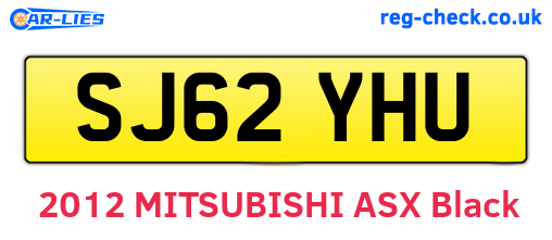 SJ62YHU are the vehicle registration plates.