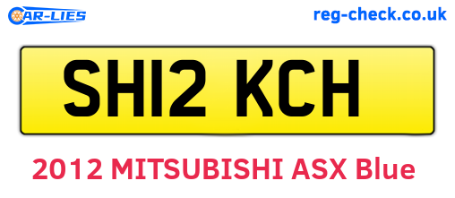SH12KCH are the vehicle registration plates.