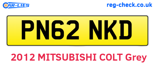PN62NKD are the vehicle registration plates.