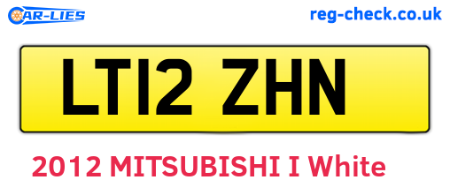 LT12ZHN are the vehicle registration plates.