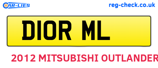D10RML are the vehicle registration plates.