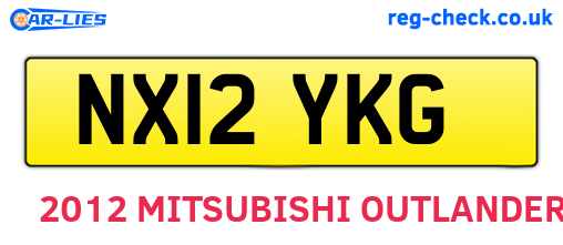 NX12YKG are the vehicle registration plates.